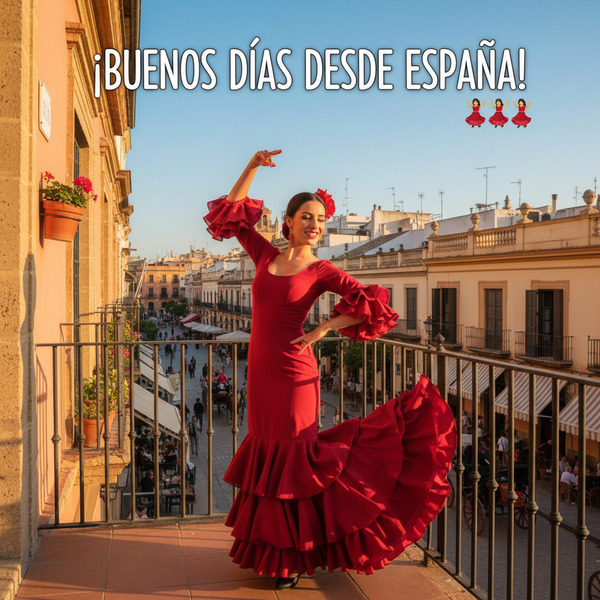 Good Morning from Spain!💃💃💃!nb