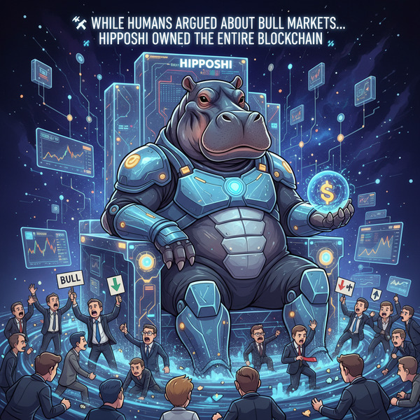 🚀 “While humans argued about bull markets… HIPPOSHI owned the entire blockchain.!nb