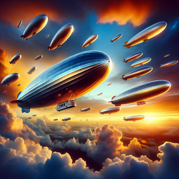 Zeppelins are looking pretty dope and rare af. !dalle