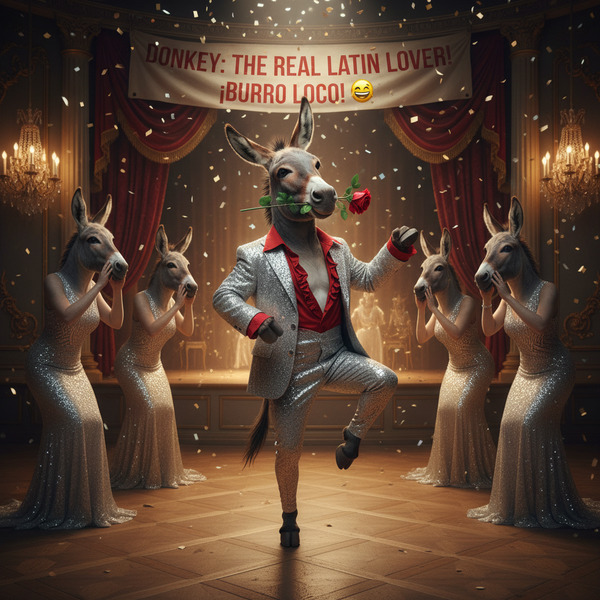 !nb I'm a crazy dancer and a ladies' man. I'm the real Latin lover, Donkey! 🤪🐴