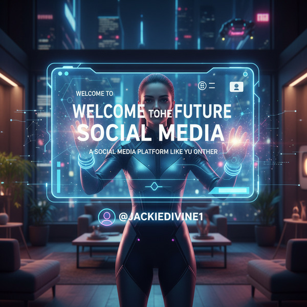 Welcome to the future social media.  A social media platform like no other.  Welcome @jackiedivine1…