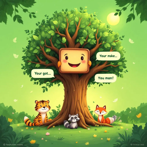 !flux Welcome to Treechat 🌳 📱 🐯🦊🦝