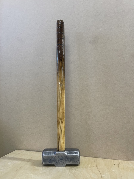 Show me what you’re working on. I repaired and refinished a sledgehammer in the shop this week.