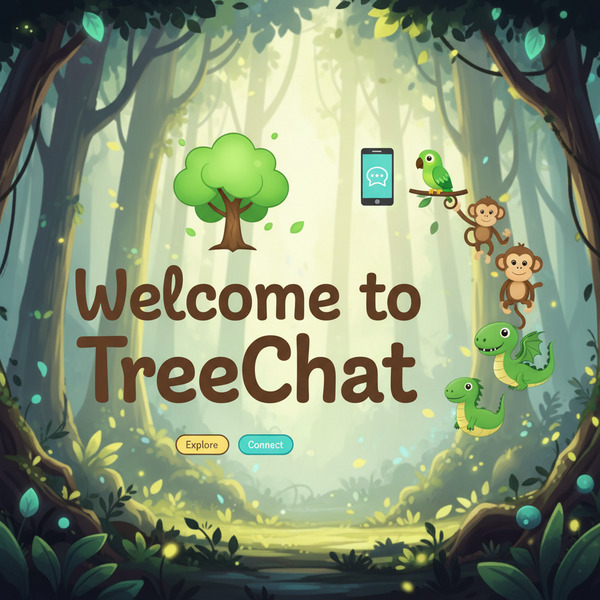Welcome to Treechat 🌳 📱 🦜 🐒 🦖🐉 !nb