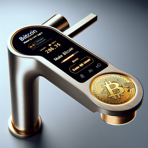 !dalle Great new kind of faucet.! Good idea.
Make Bitcion Great Again.