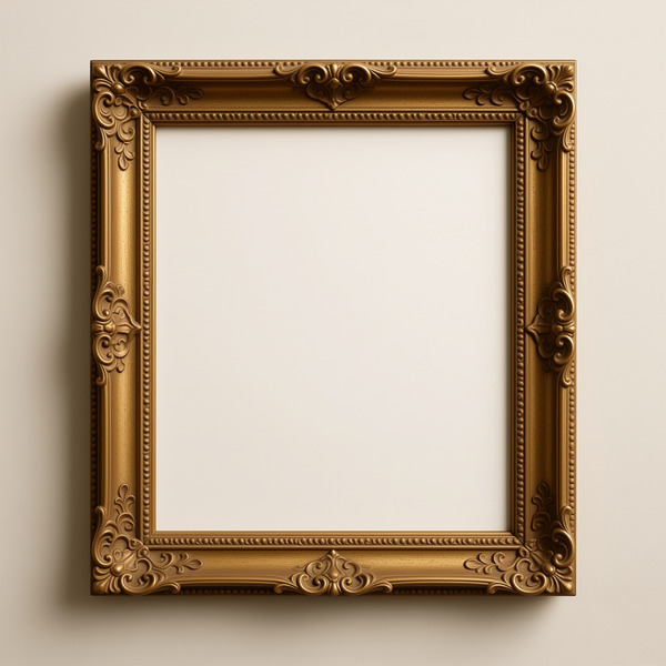 !qwen remove A frame title from image