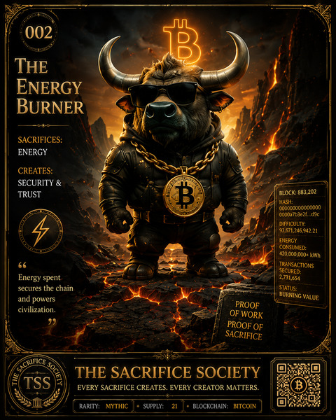 ⚜️ THE SACRIFICE SOCIETY
 AUCTION IS LIVE ⚜️
10 Mythic NFTs. 10 Ancient Laws. 1 Hidden Secret.
Starti…