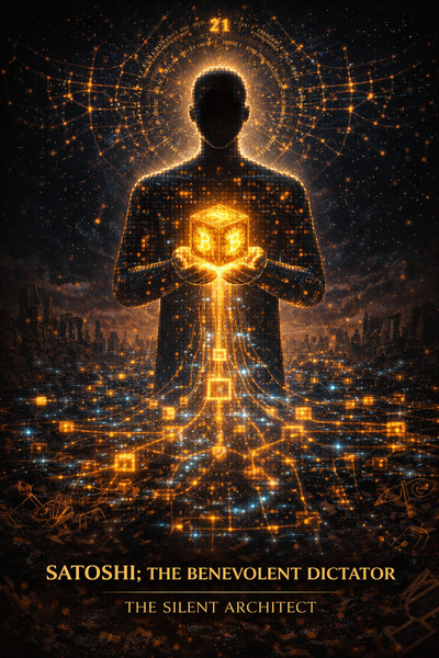👁️✨ DUAL-LAYER 1/1 NFT LIVE
SATOSHI: THE BENEVOLENT DICTATOR — THE SILENT ARCHITECT
No ruler.
No con…
