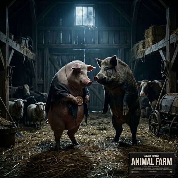 The sex goddess Miss big pig takes her clothes off for a sexy love scene in new movie animal farm!nb