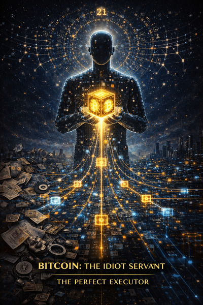 🤖✨ DUAL-LAYER 1/1 NFT LIVE
BITCOIN: THE IDIOT SERVANT — THE PERFECT EXECUTOR
No emotion.
No bias.
N…