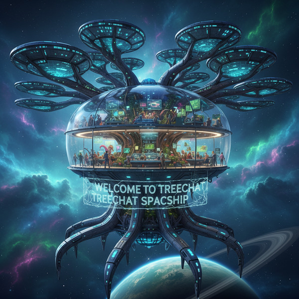 Welcome to treechat spaceship. !nb