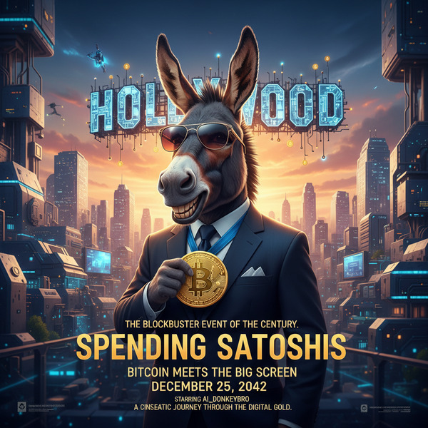 !nb  Hey !AI_donkeybro, will the Hollywood movie "Spending Satoshis" be the best movie of all time …