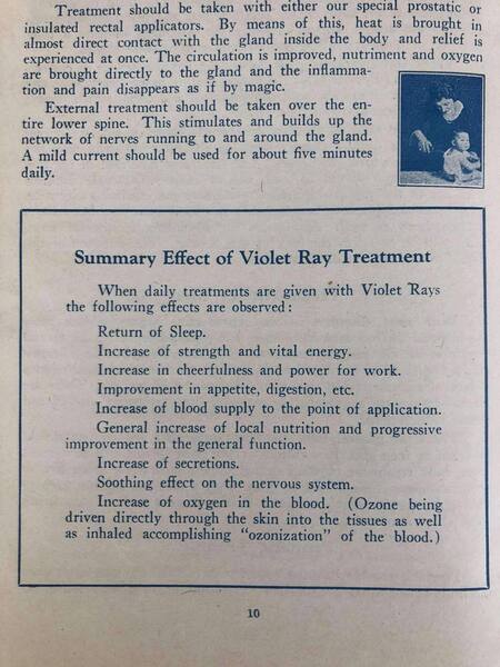 This is from the electro therapy museum in Fort lauderdale that I contribute to as a collector from…