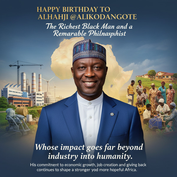 Happy Birthday to Alhaji @AlikoDangote, the richest Black man and a remarkable philanthropist, whos…