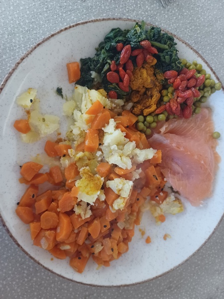 Lunch at home.