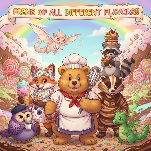 All sorts of frens to be made here !nb  Frens of all different flavors!!!