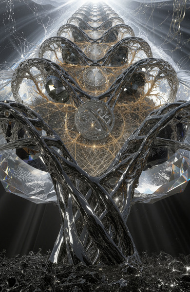 "Ascending Probability"
 [[art]]
Infinite Geometry and hyper-complex surrealism.
Topaz Upscale from…
