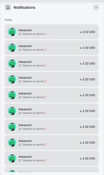 Hey @1xNakatoshi_TXBLASTER, quick question: What does this mean? Will I get my money back? Thanks!
