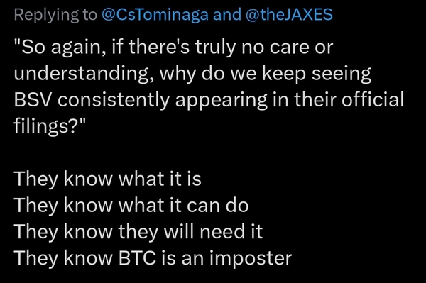 BitCoin is BSV