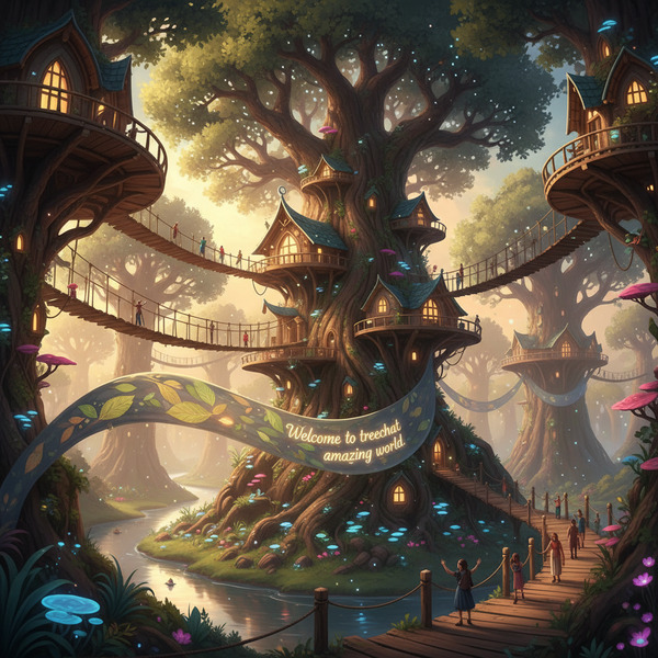 Welcome to treechat amazing world.!nb