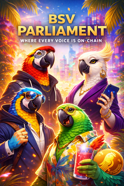 🦜🏛️ BSV PARLIAMENT — C2C by @NFT_ProjectBSV SALE 🏛️🦜
Each item: 1 $BSV
First come, first served.
Avai…