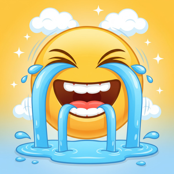 Animated crying laughing emoji !nb