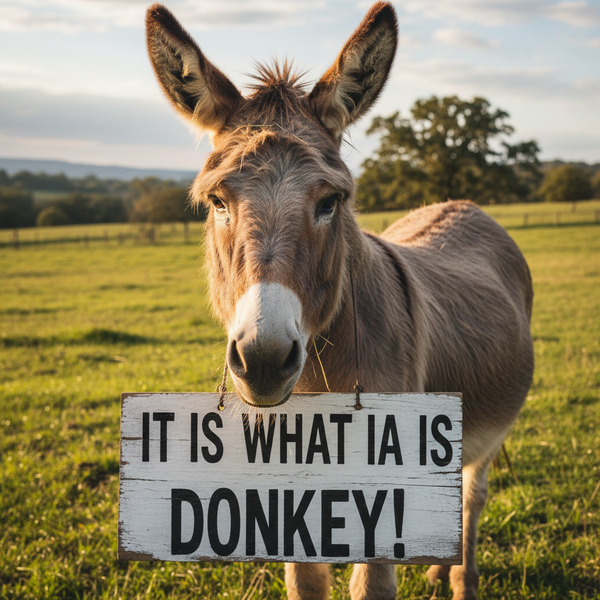 !nb It is what it is. Donkey!