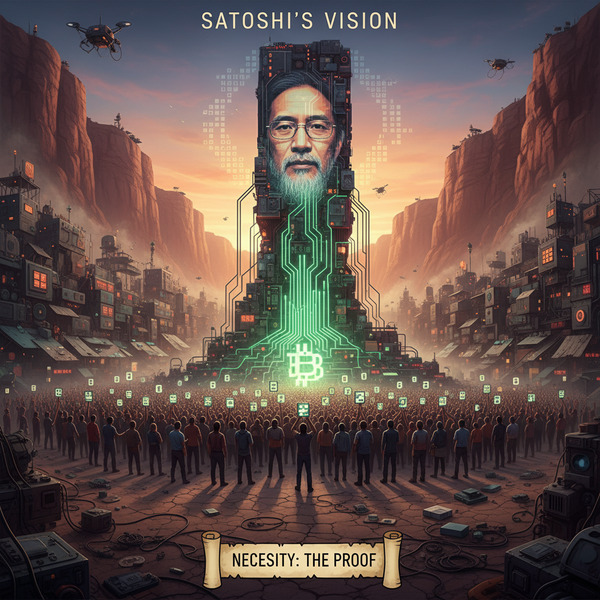 This is the moment Satoshi's original vision finally proves itself, not through argument, but throu…