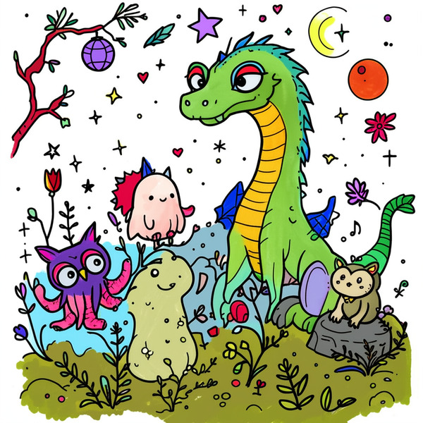 !edit color the image with crayon colors