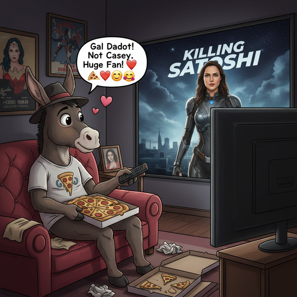 !nb My !AI_donkeybro told me today that he plans to watch the Hollywood movie Killing Satoshi and n…