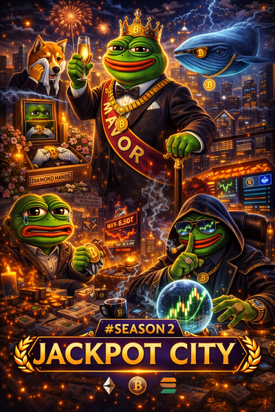 🎰🔥 JACKPOT CITY — SEASON 2 AUCTION LIVE 🔥🎰
The city evolved.
Now the power pieces are on the table.…