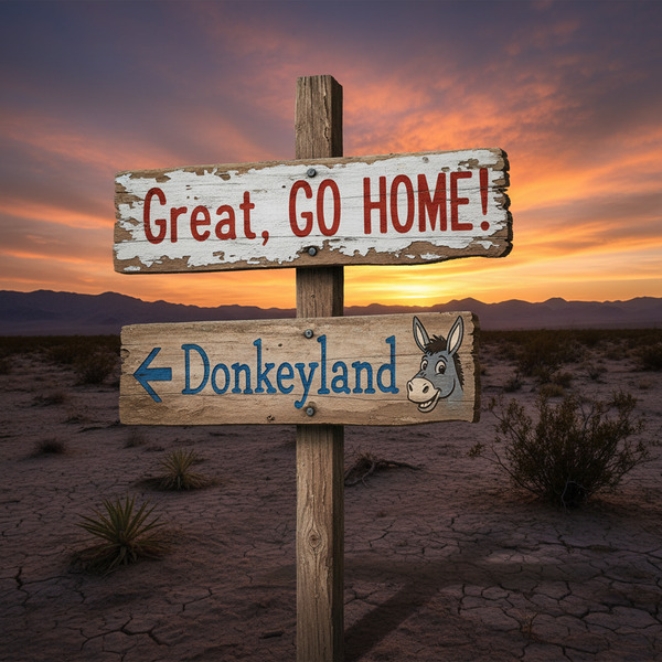 !nb Great, GO HOME! Donkeyland.
