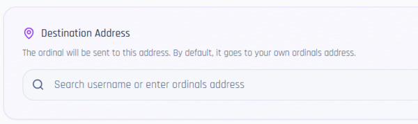 FYI. You can use this option of the inscribing Collection item form to mint the ordinal directly to…