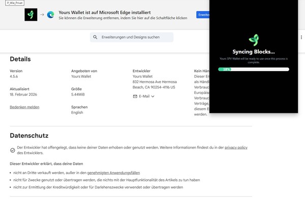 @SMARTWATCH 
Yours Wallet works on my PC with both Google Chrome and Microsoft Edge. The last updat…