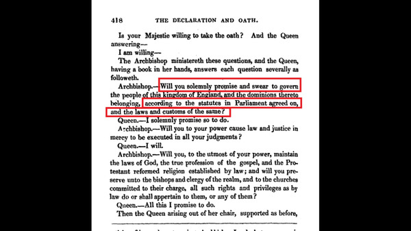 The Declaration And Oath.  (People not Persons.)