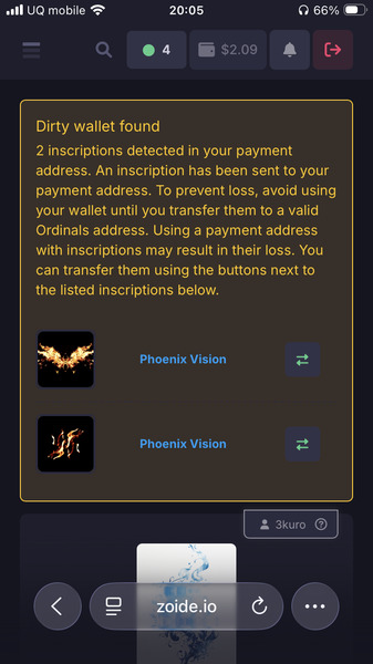 Ah, speaking of "dirty wallets," here's an example of such a case.