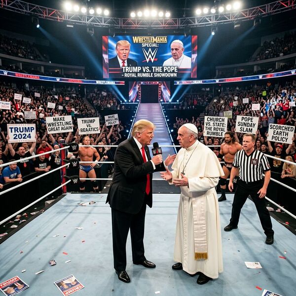 Very true but if you can remember the Trump in the WWE days. But now they are settling him up again…