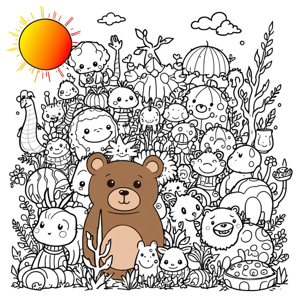 !edit make the bear brown