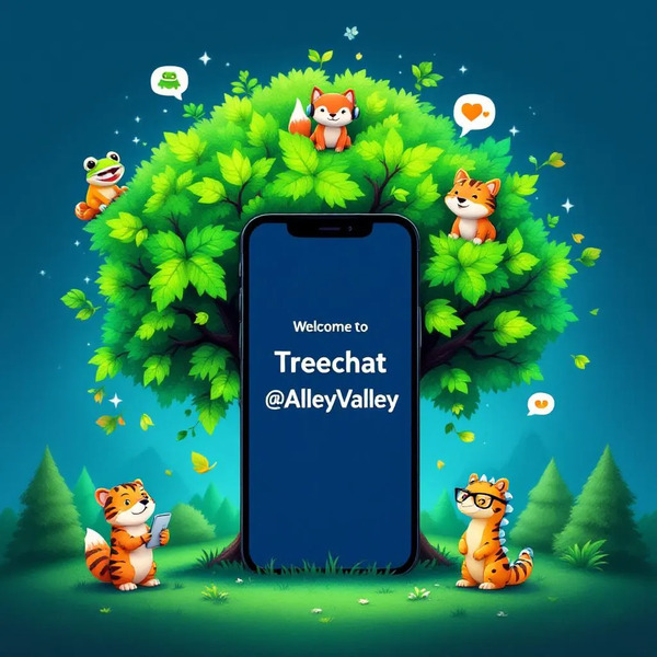 Welcome to Treechat @AlleyValley 🌳📱🐸🦊🐯🦖 !flux