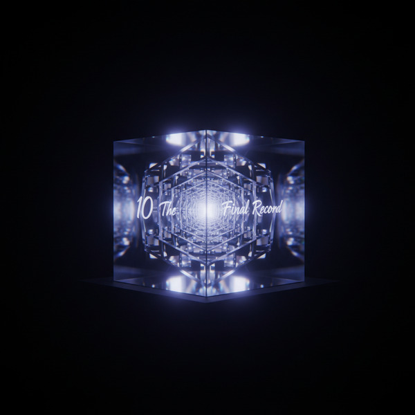 🔟 The Final Record
A single glowing block standing alone in darkness, containing infinite reflectio…