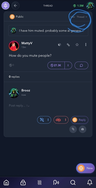 9n one of their threads, click this drop down