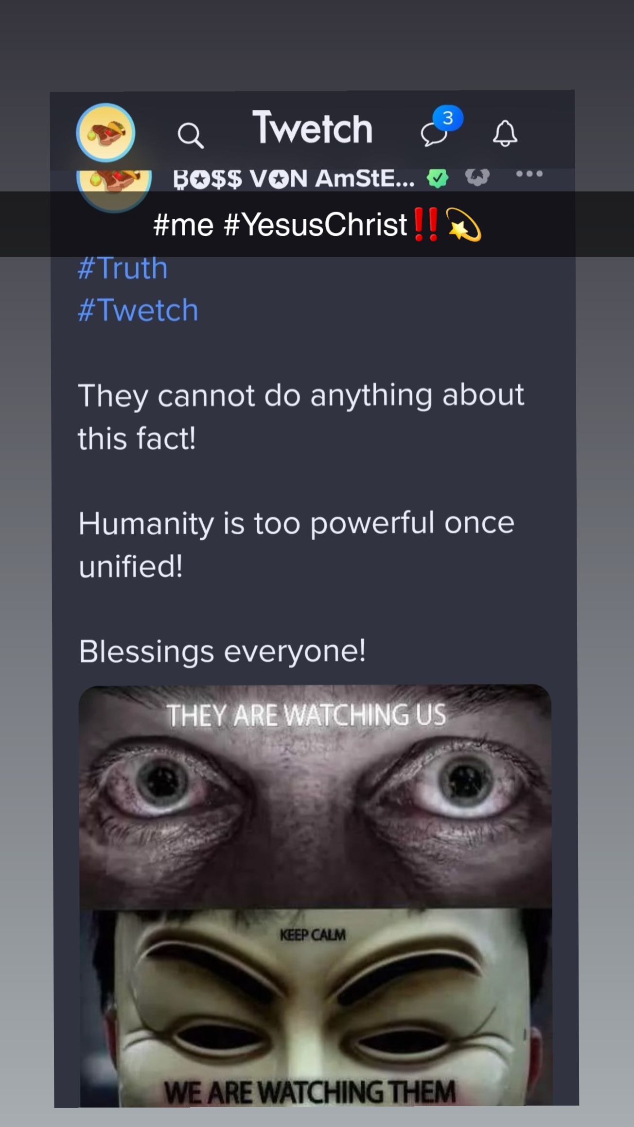 YesuSchrist post