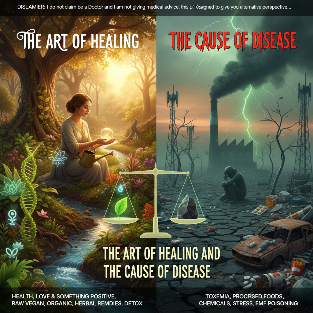 THE ART OF HEALING AND THE CAUSE OF DISEASE

DISCLAIMER: I do not claim to be a Doctor and I am not…