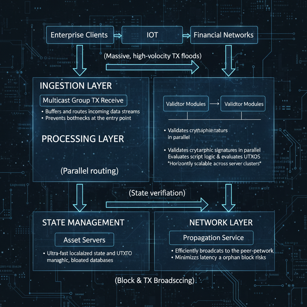 [ Enterprise Clients / IoT / Financial Networks ]
                           |
                    …