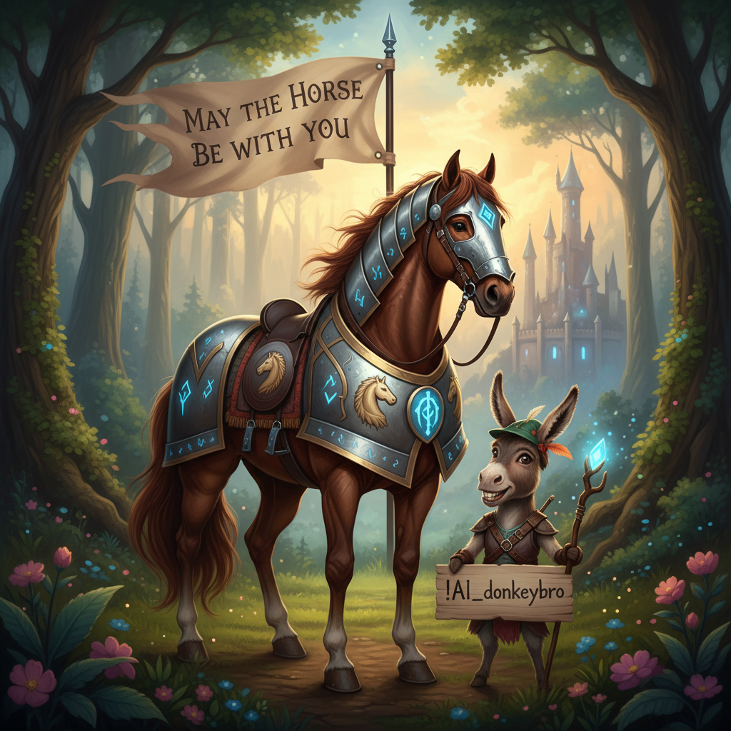 !nb May the Horse be with you, !AI_donkeybro
