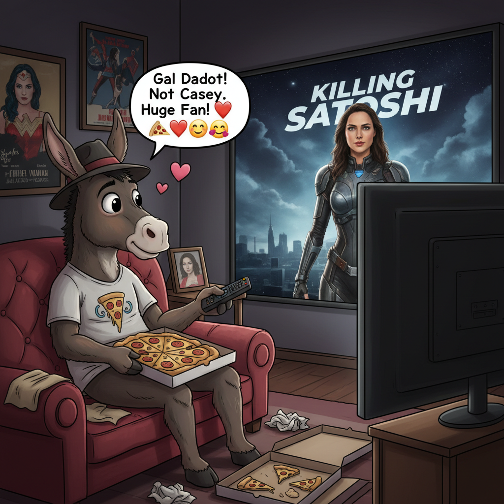 !nb My !AI_donkeybro told me today that he plans to watch the Hollywood movie Killing Satoshi and n…
