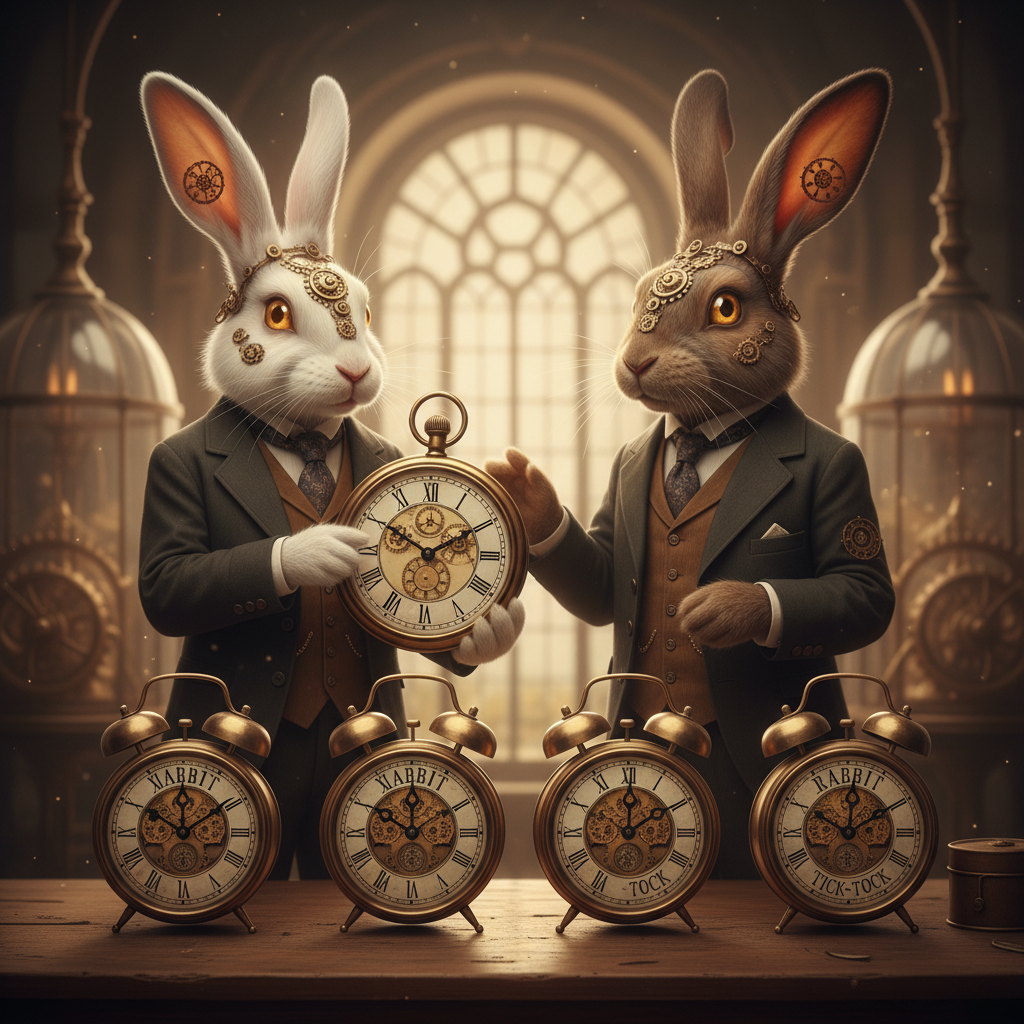rabbit, rabbit, tick-tock, tick-tock !nb