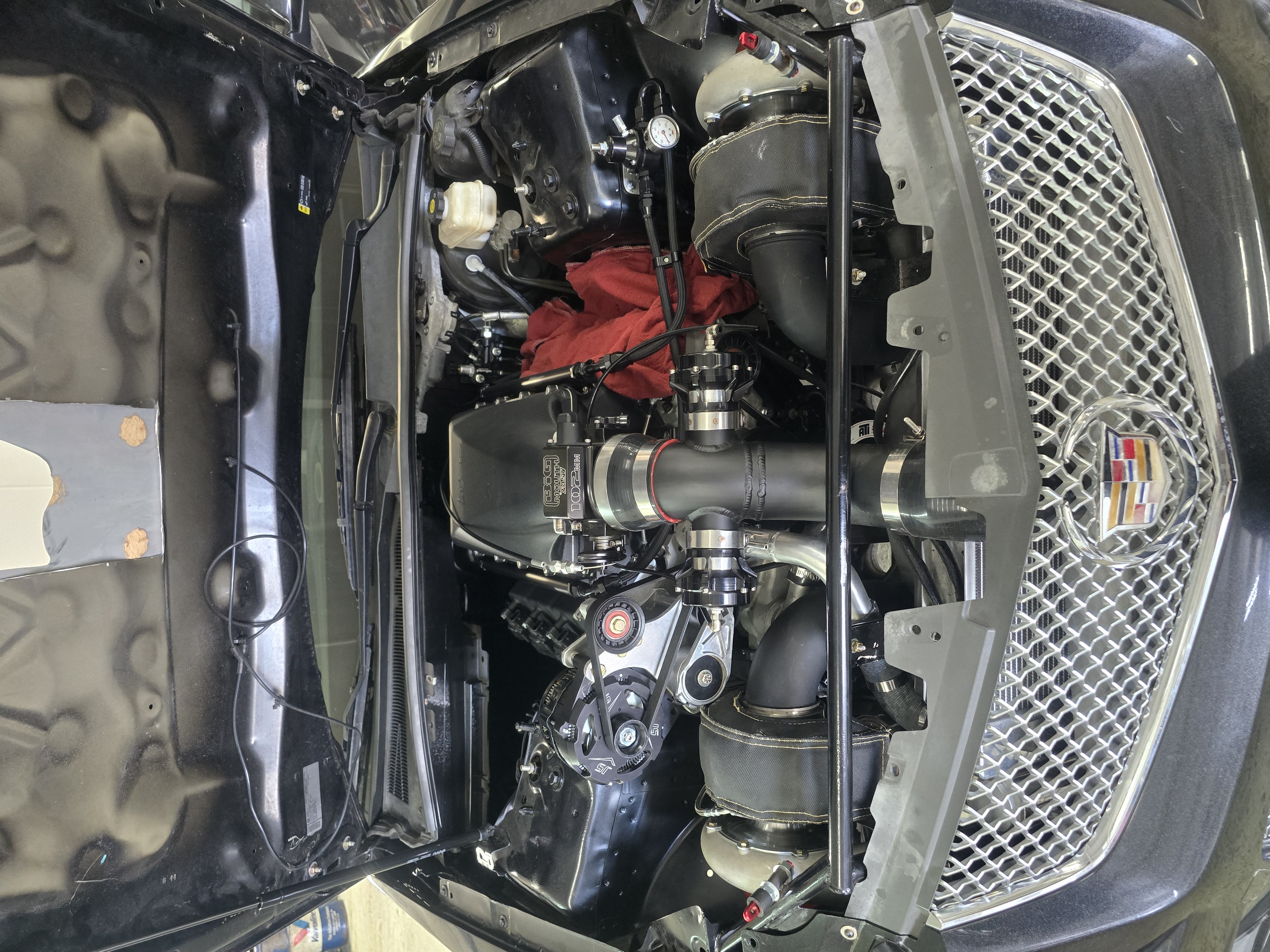 Coworkers go fast Cadillac.  Can't wait to hear it start up.