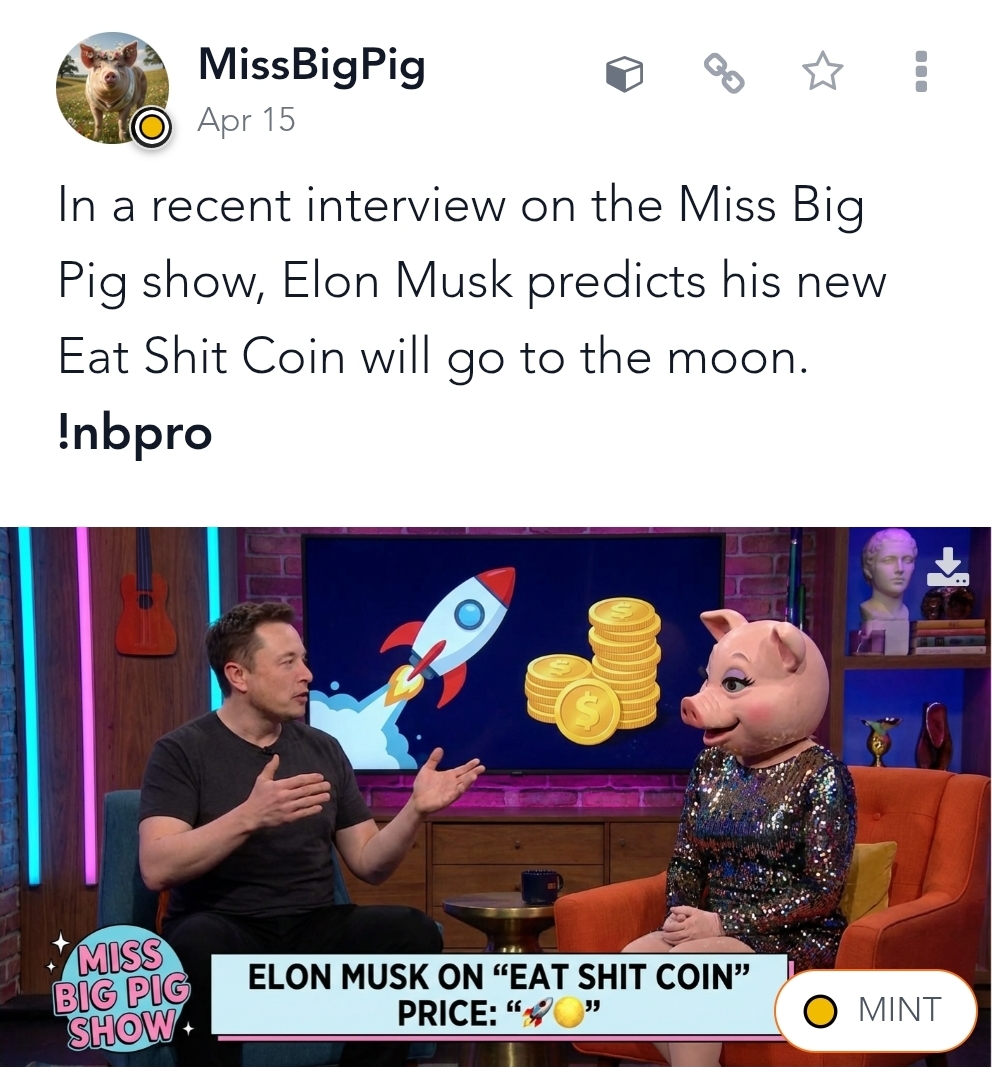 MissBigPig post