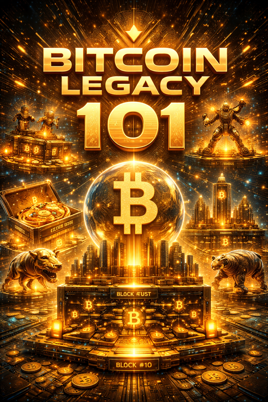 🚨 AUCTION LIVE — BITCOIN LEGACY 101 🚨
10 Legendary Moments. 10 Premium 3D NFTs.
Each Item = 1 $BSV
…